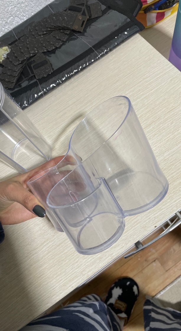 Beyaz Şeffaf Makyaj Organizeri - Görsel 3