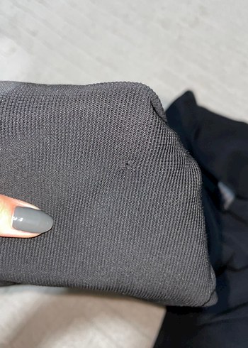 Siyah Kadın Midi Boy Tayt - Görsel 4