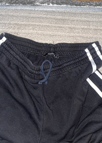 Siyah Elastik Bel Lastikli Erkek Eşofman Altı - Görsel 3