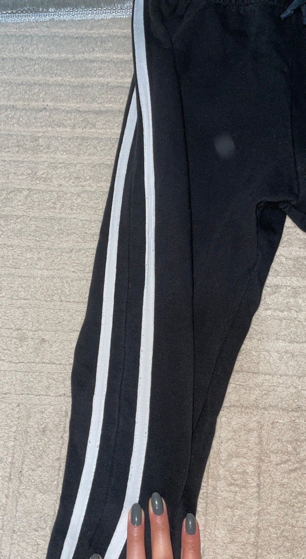 Siyah Elastik Bel Lastikli Erkek Eşofman Altı - Görsel 2