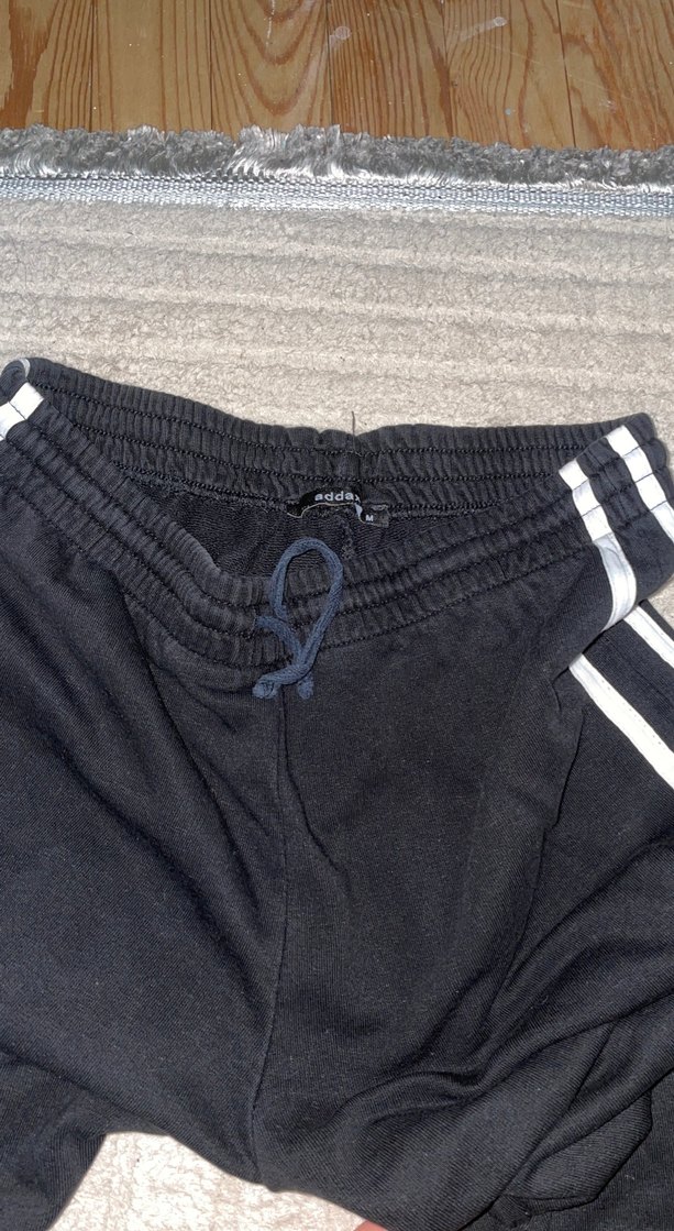 Siyah Elastik Bel Lastikli Erkek Eşofman Altı - Görsel 3