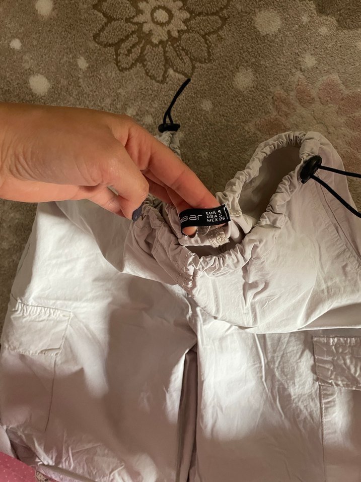 Rahat Kesim Kadın paraşüt pantalon - Görsel 3