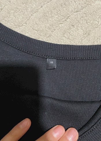 Siyah Kadın Uzun Kollu V Yaka Bluz - Görsel 3