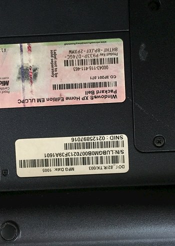 Packardbell notebook - Görsel 6