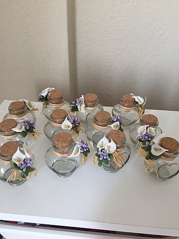 Cam şişe kavanoz hediyelik - Görsel 2