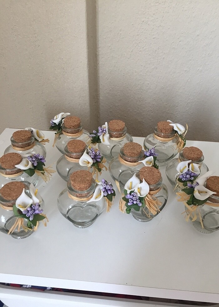 Cam şişe kavanoz hediyelik - Görsel 2