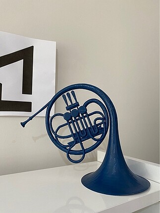 Blue French Horn 15cm