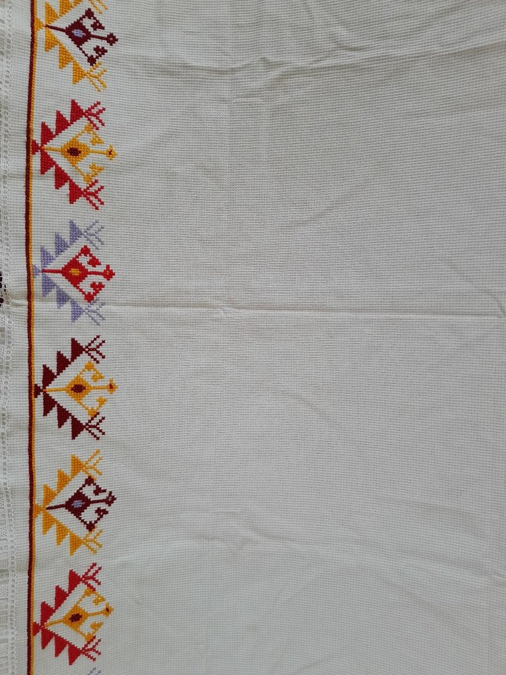 Nakışlı kanaviçe el emeği sıfır tertemiz üründür - Görsel 5