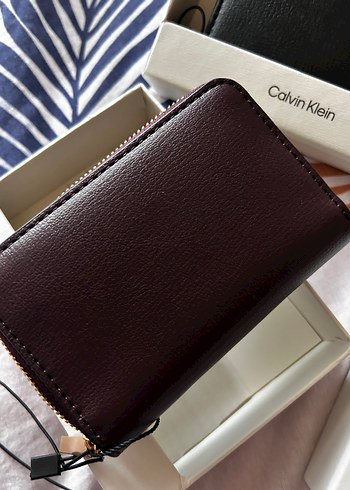 Calvin Klein Siyah Deri Fermuarlı Kadın Cüzdanı - Görsel 5