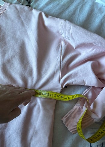 Kadın Pembe Salaş Sweatshirt - Görsel 7