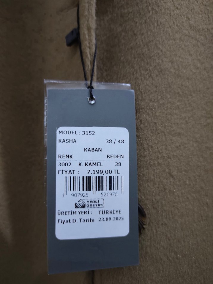 Olcay Uzun Düğmeli Kaban - Görsel 3