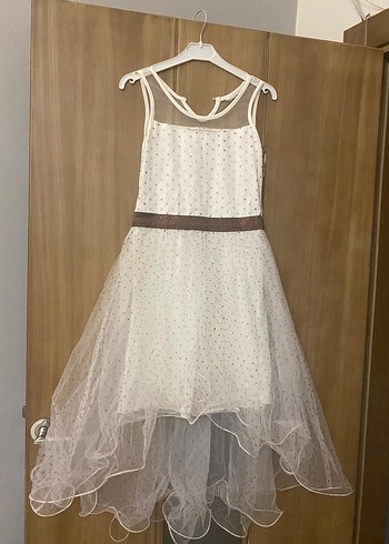 LC Waikiki puantiye kız çocuk abiye