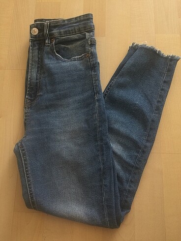 Stradivarius kotpantolon jean yüksek bel