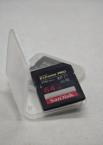 SanDisk Extreme PRO 64GB Hafıza Kartı 170mb/s U3 V30 C10 4K - Görsel 3