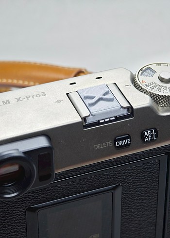 Fujifilm X Logolu Hotshoe Kapağı Flaş Yuvası İçin - Görsel 7