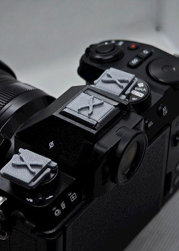 Fujifilm X Logolu Flaş Yuvası Kapağı Hotshoe Kapağı Gümüş - Görsel 8
