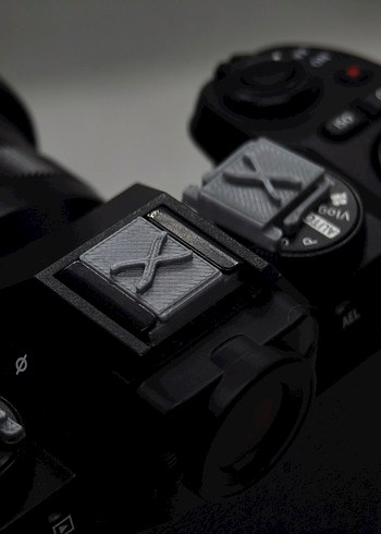 Fujifilm X Logolu Flaş Yuvası Kapağı Hotshoe Kapağı Gümüş - Görsel 5