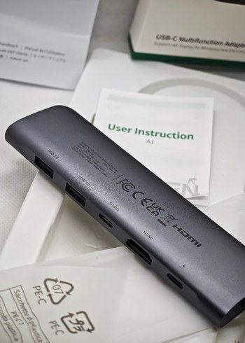 UGREEN 7'si 1 arada USB-C Çok Fonksiyonlu Adaptör - Görsel 4