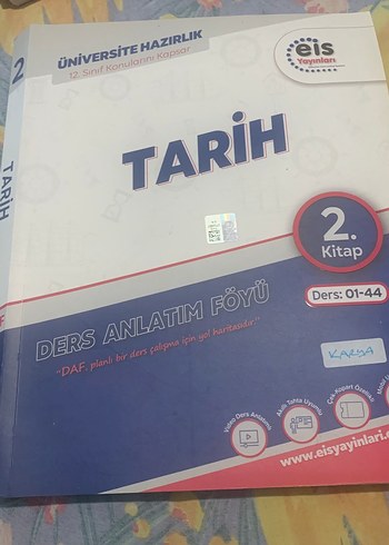 EIS Yayınları Üniversite Hazırlık Tarih 2. Kitap
