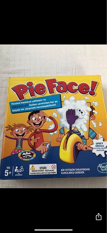 #kutuoyunu#pieface