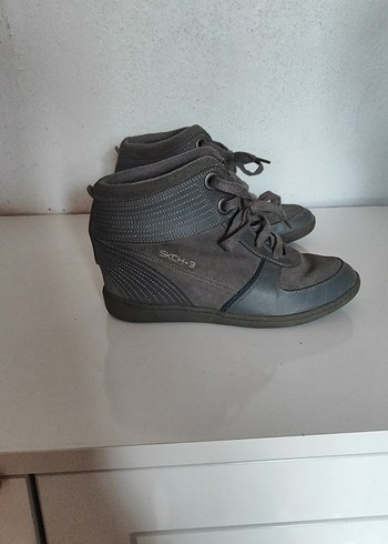 37 Beden siyah Renk Skechers Plus 3 Gizli Kama Ayakkabı