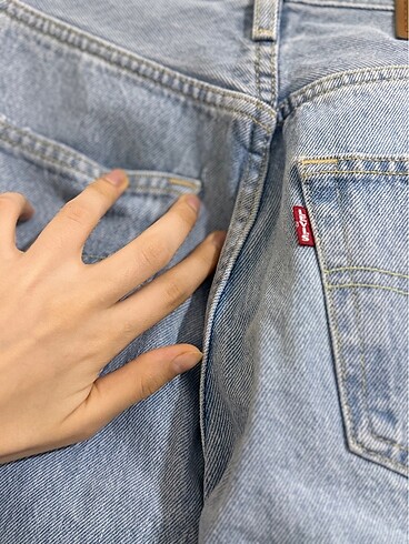 xs Beden mavi Renk Levis 501 90s