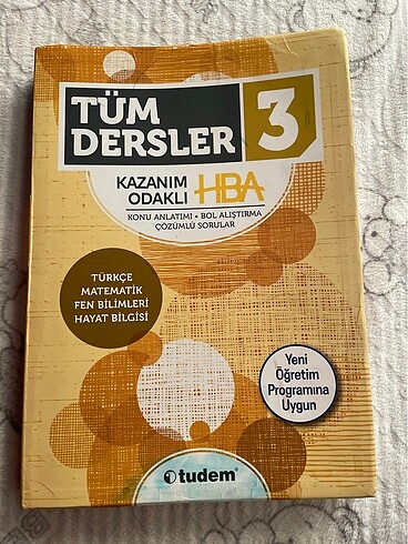 Tudem 3. Sınıf konu anlatımlı test kitabı