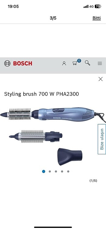  Beden Bosch saç şekillendirici