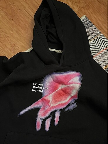 xs Beden siyah Renk trendiz sweatshirt