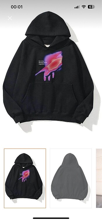 xs Beden trendiz sweatshirt