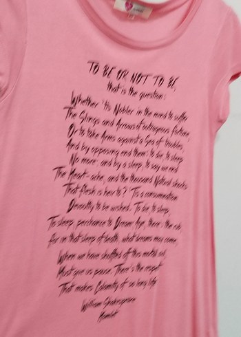 Pembe Baskılı Kısa Kollu Hamile Tişörtü - Görsel 5