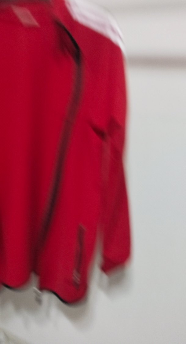 Kırmızı Fermuarlı Kadın Sweatshirt - Görsel 2