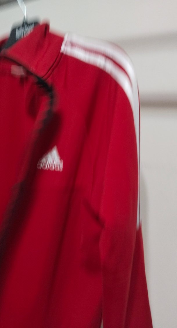 Kırmızı Fermuarlı Kadın Sweatshirt - Görsel 3