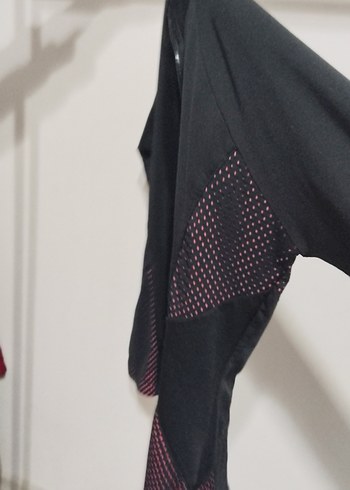 Siyah Fermuarlı Yüksek Yakalı Kadın Spor Ceket - Görsel 6