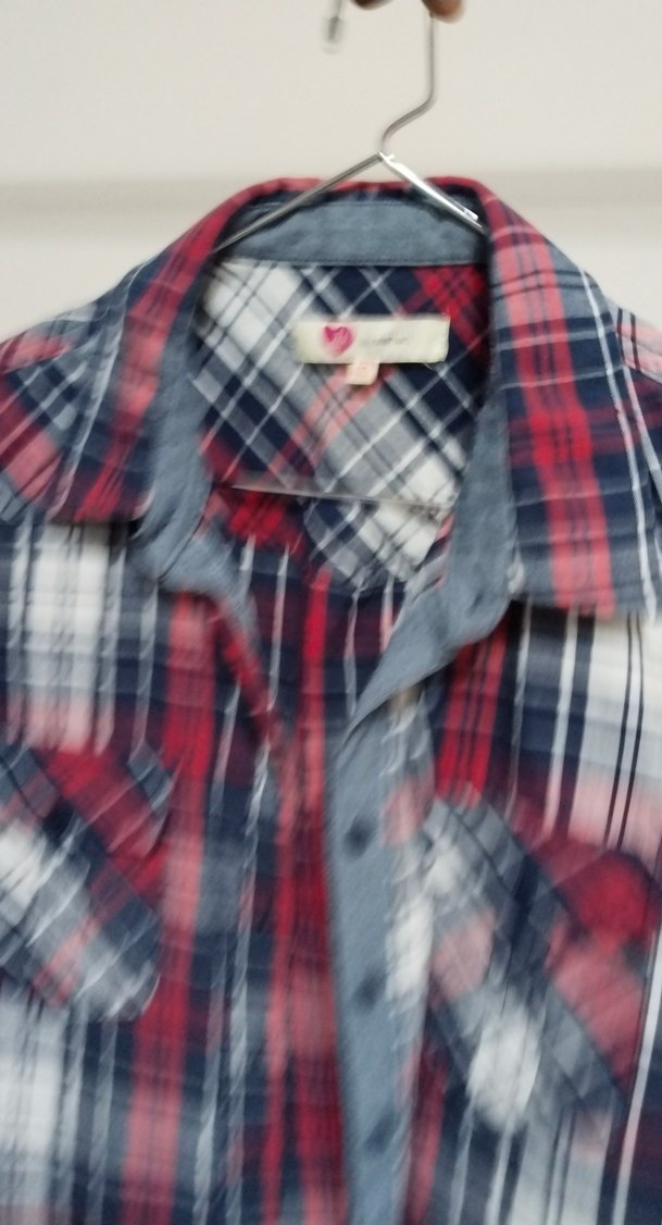 Kadın Çok Renkli Düğmeli Uzun Kollu Gömlek - Görsel 5