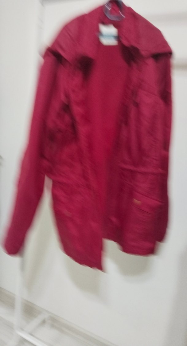 Bordo Salaş Midi Kadın Ceket - Görsel 4