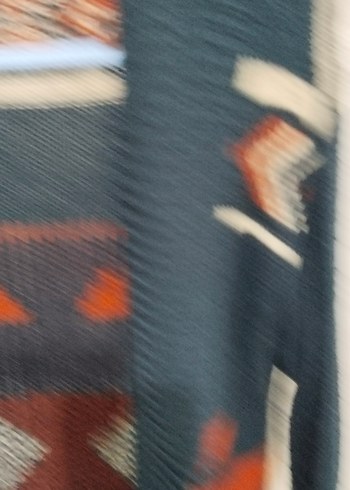 Bohem Çok Renkli Desenli Kadın Hırka - Görsel 5