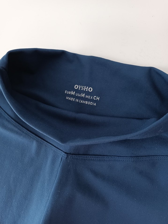 Lacivert Spor Kadın Tayt Oysho - Görsel 4