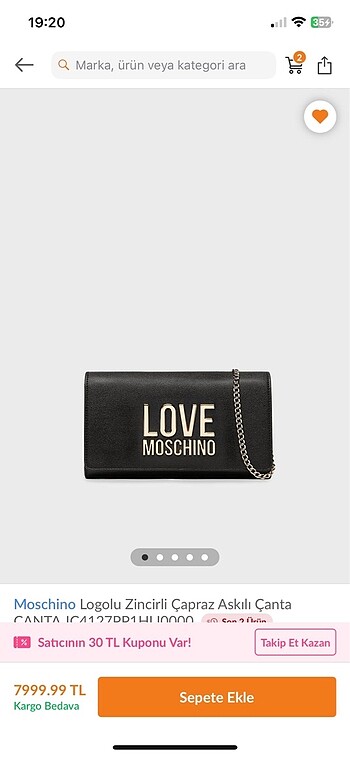 love moschino çanta