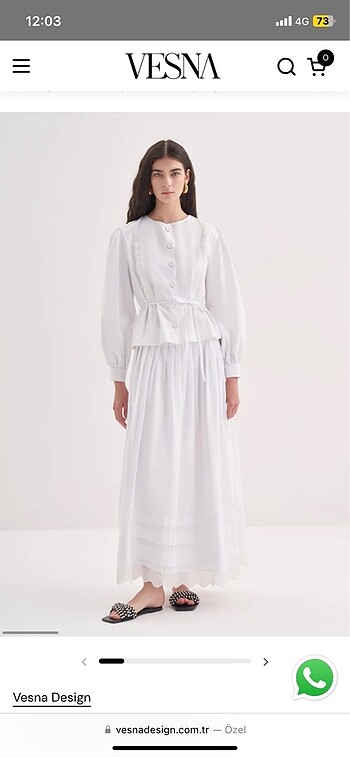 Suud Collection Vesna Etekli Takım