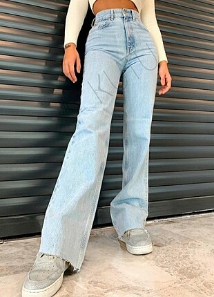 Zara Orjinal Bol Paça Jeans Zara Jean / Kot %20 İndirimli - Gardrops