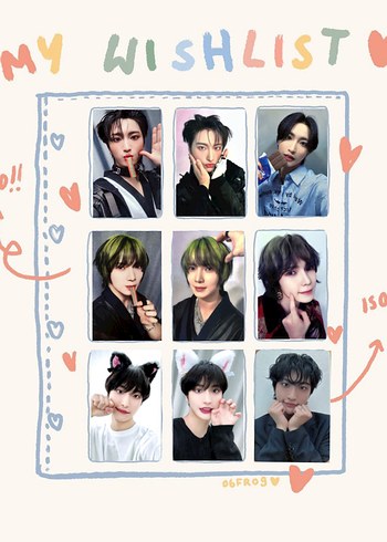 Ateez fotokart - Görsel 2