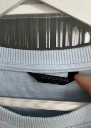 Mavi Baskılı Kadın Sweatshirt - Görsel 3