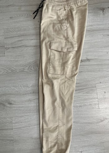 Bej Rahat Kesim Keten Erkek Pantolon - Görsel 3