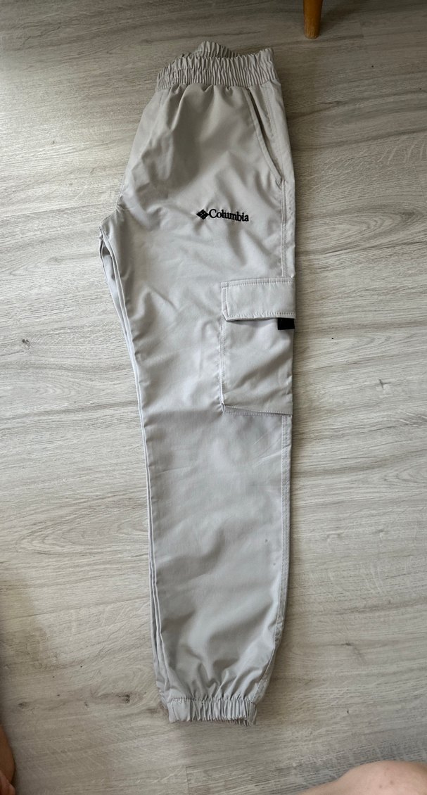 Gri  belden lastikli Rahat spor Pantolonn - Görsel 2