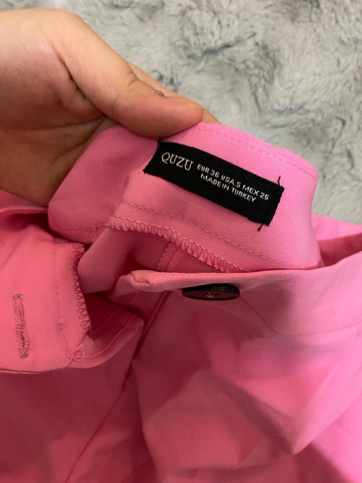 pembe Palazzo pantolon - Görsel 2