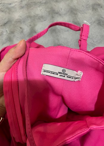 Pembe Uzun Abiye Elbise - Görsel 2