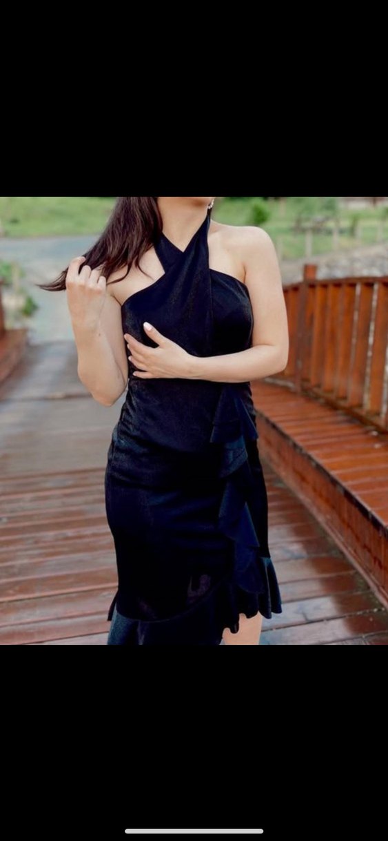 Siyah midi boy simli ekbise - Görsel 3