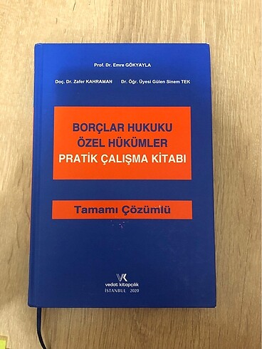 Borçlar Özel Hukuku Pratik Çalışma Kitabı