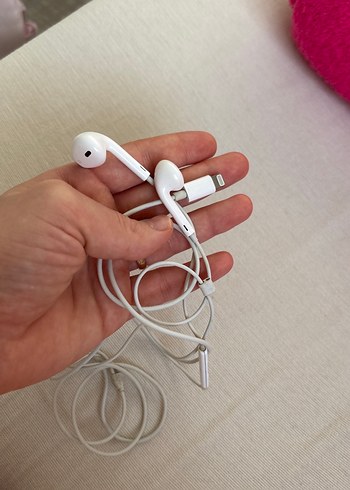 Beyaz Kablolu Apple Kulaklık orijinal - Görsel 4